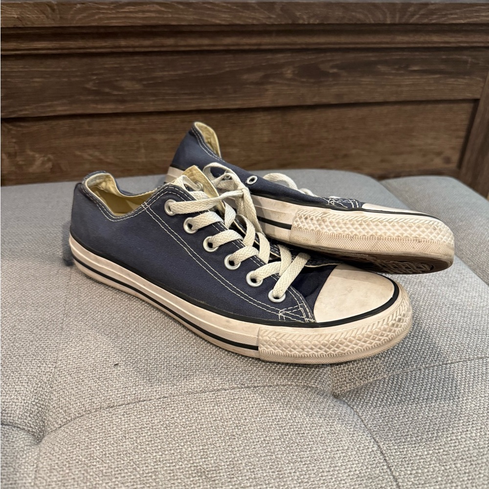 Converse Navy and White Sneakers